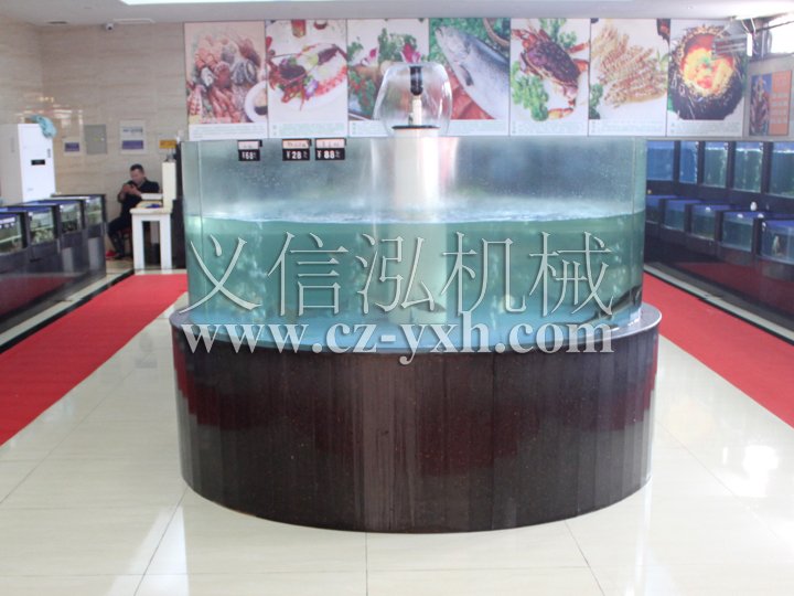 Hotel fish tank